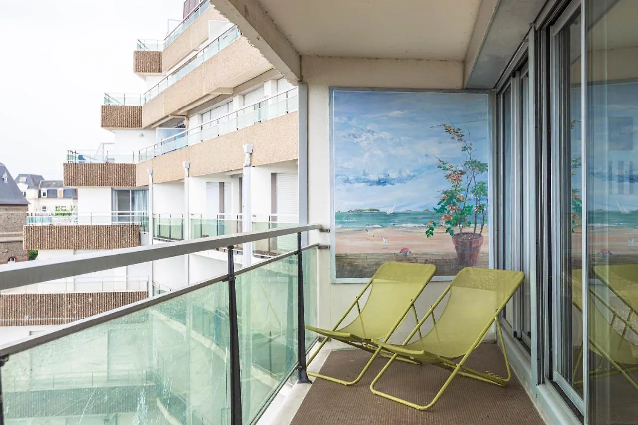 شقة Residence Le Crystal Dinard Plage